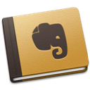 Evernote Brown icon